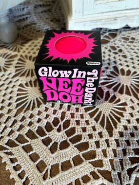 Glow In The Dark Pink Stress Toy